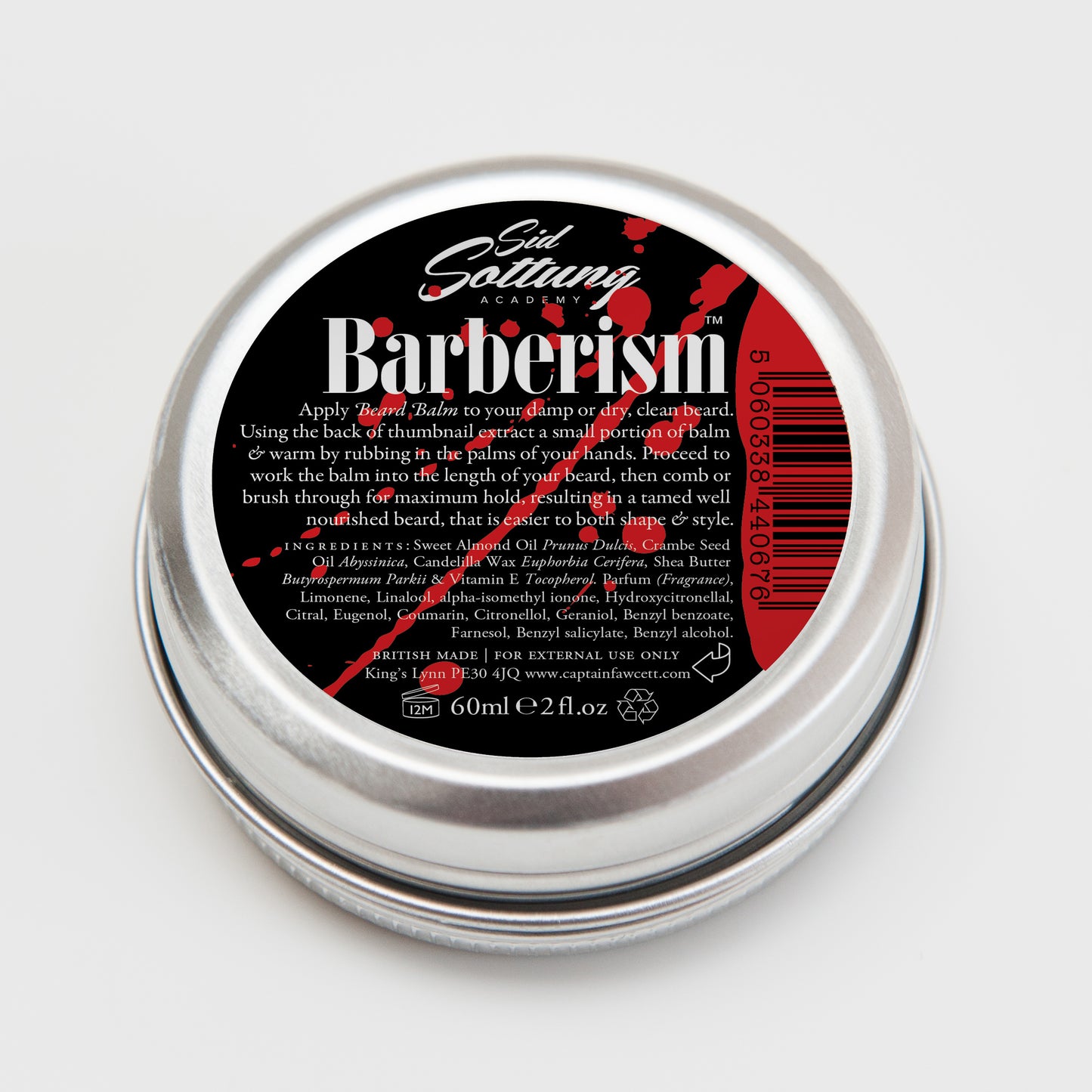 Captain Fawcett Sid Sottung Barberism® Beard Balm