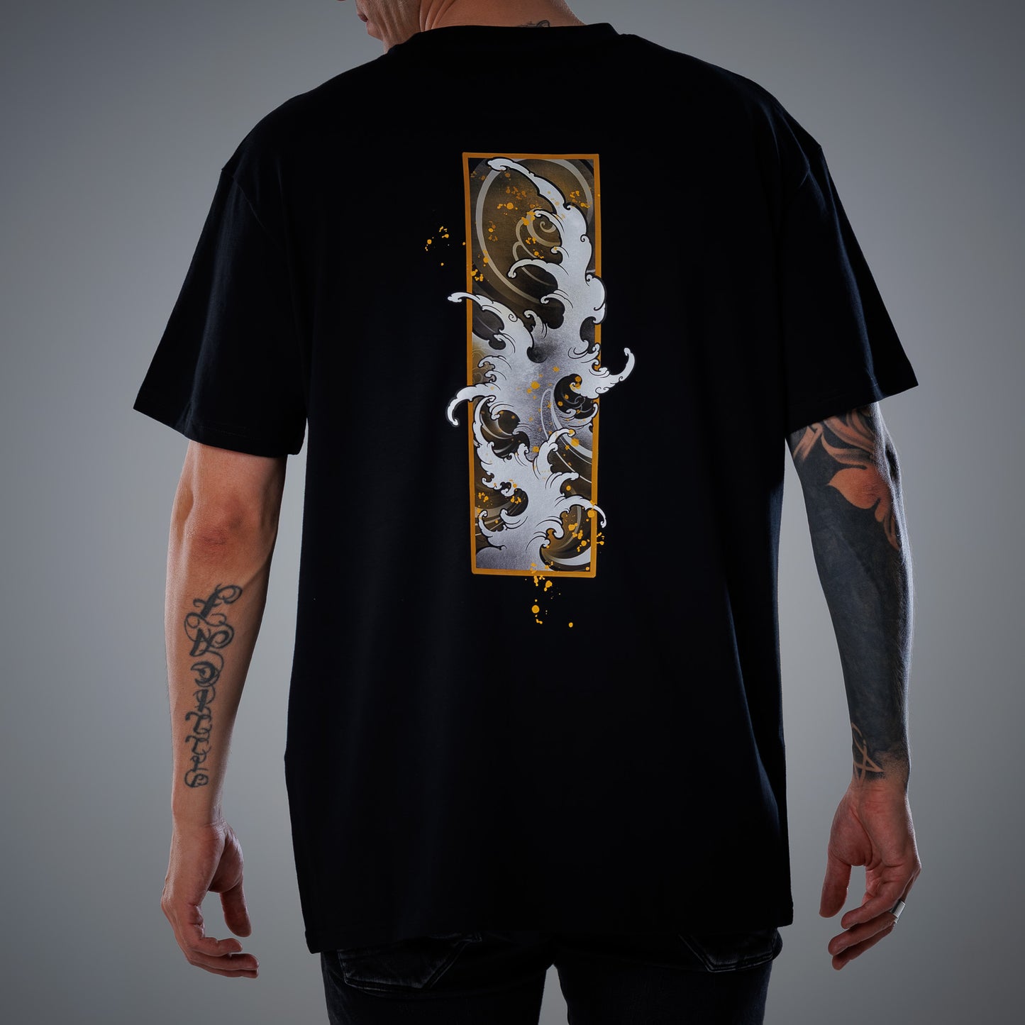 oversized t shirt unisex with print T-shirt “Three Elements” WATER