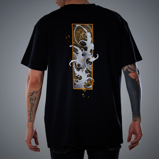 oversized t shirt unisex with print T-shirt “Three Elements” WATER