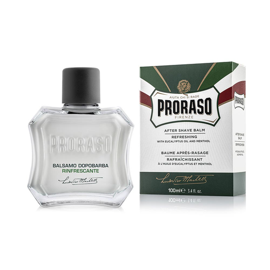 Proraso Aftershave Balm - Green Refreshing | Alcohol Free Mentholated 100ml