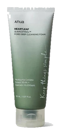Anua Heartleaf Quercetinol Pore Deep Cleansing Foam — пенка для умывания