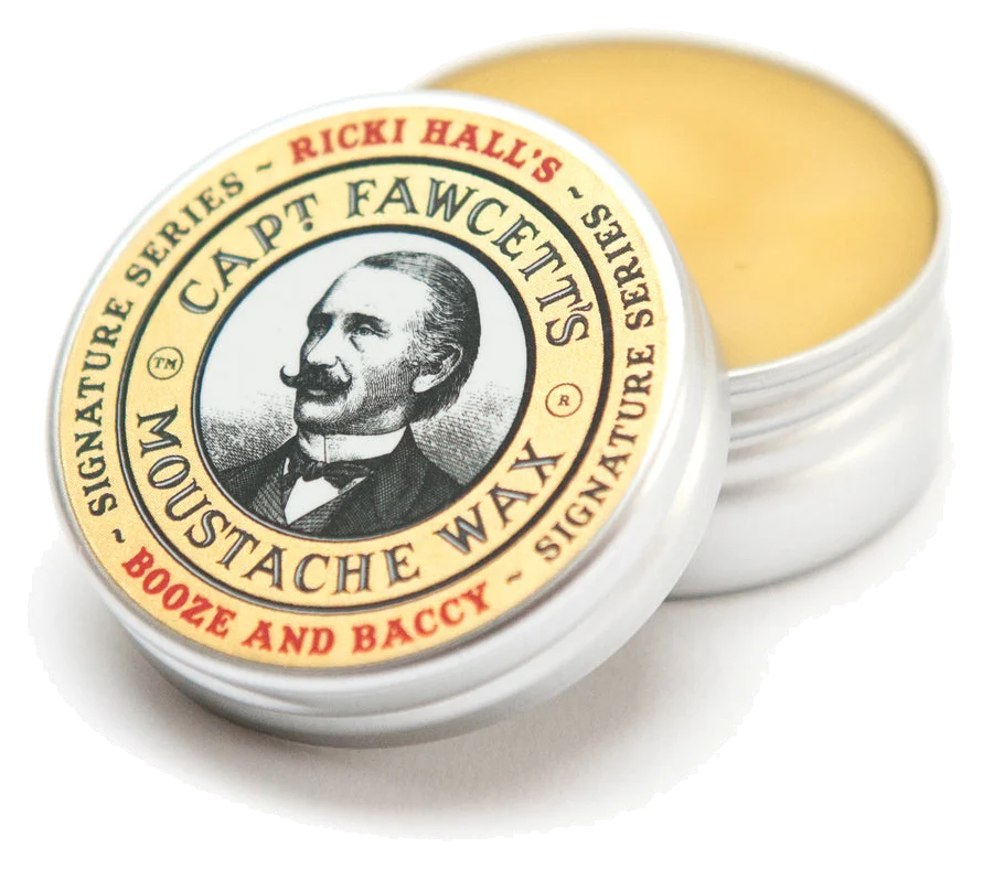 Captain Fawcett Ricki Hall Booze & Baccy Moustache wax — воск