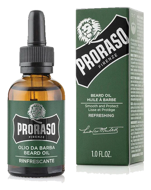 Proraso Beard Oil Green Refreshing — масло для бороды