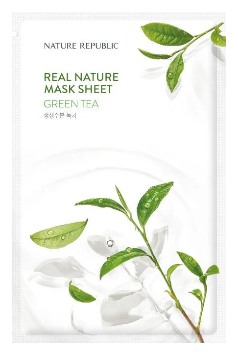 Nature Republic GREEN TEA MASK SHEET — маска